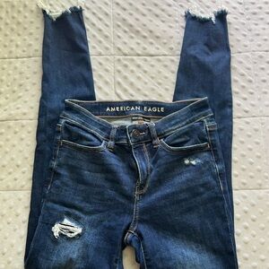 Women' Blue Jeans American Eagle jeggings